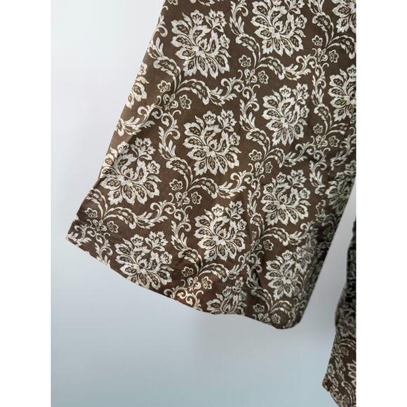 Hyacinth House Tuckernuck Moss Printed Russell Ruffle Collar Mini Dress - Picture 8 of 14